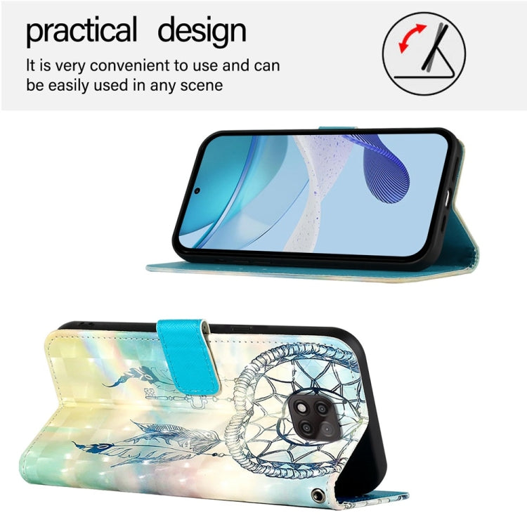 For Motorola Moto G Power 2021 3D Painting Horizontal Flip Leather Phone Case