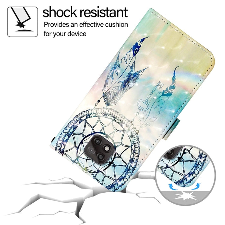 For Motorola Moto G Power 2021 3D Painting Horizontal Flip Leather Phone Case