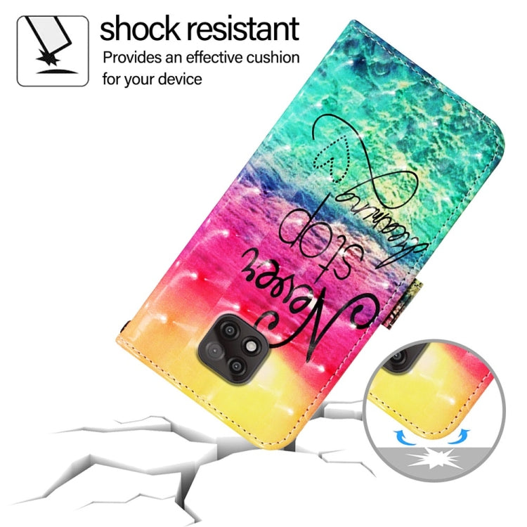 For Motorola Moto G Power 2021 3D Painting Horizontal Flip Leather Phone Case