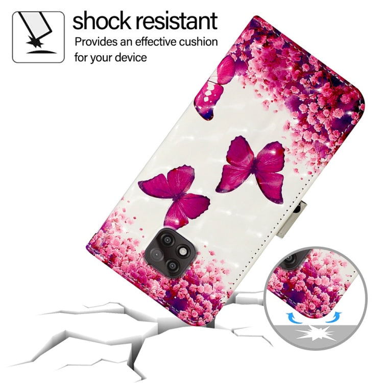 For Motorola Moto G Power 2021 3D Painting Horizontal Flip Leather Phone Case