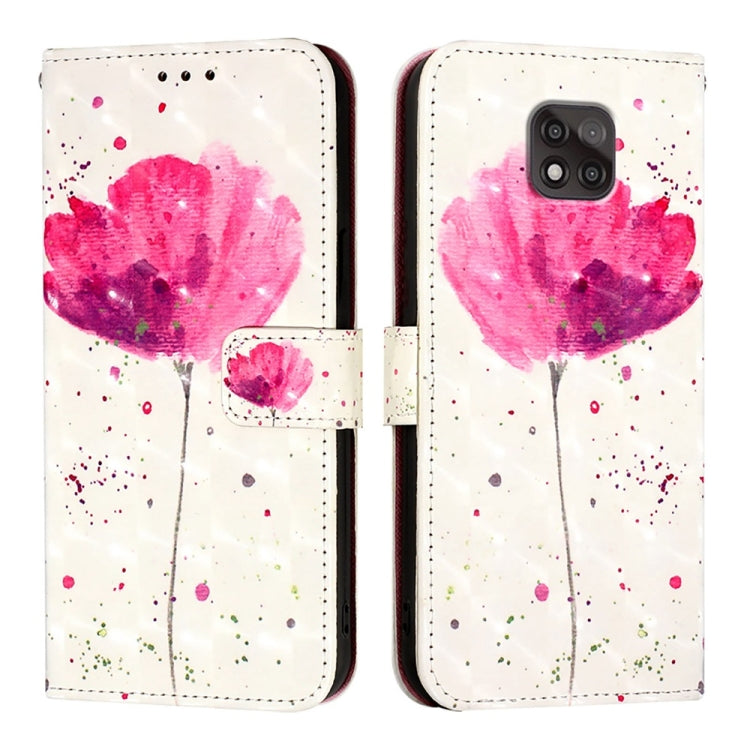 For Motorola Moto G Power 2021 3D Painting Horizontal Flip Leather Phone Case