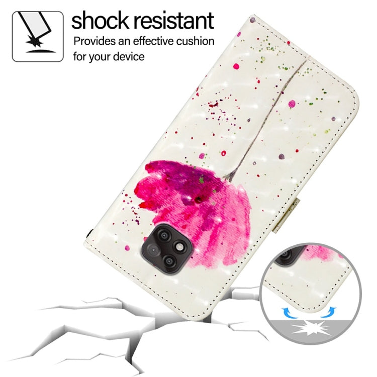 For Motorola Moto G Power 2021 3D Painting Horizontal Flip Leather Phone Case