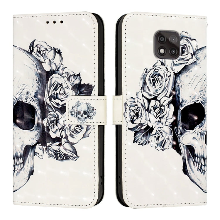 For Motorola Moto G Power 2021 3D Painting Horizontal Flip Leather Phone Case