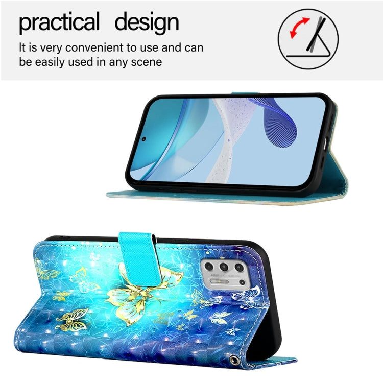 For Motorola Moto G Stylus 4G 2021 3D Painting Horizontal Flip Leather Phone Case