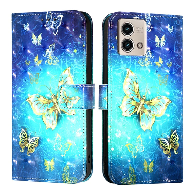 For Motorola Moto G Stylus 4G 2023 3D Painting Horizontal Flip Leather Phone Case