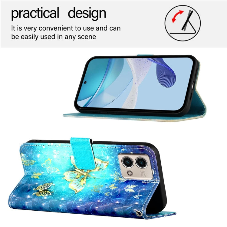 For Motorola Moto G Stylus 4G 2023 3D Painting Horizontal Flip Leather Phone Case
