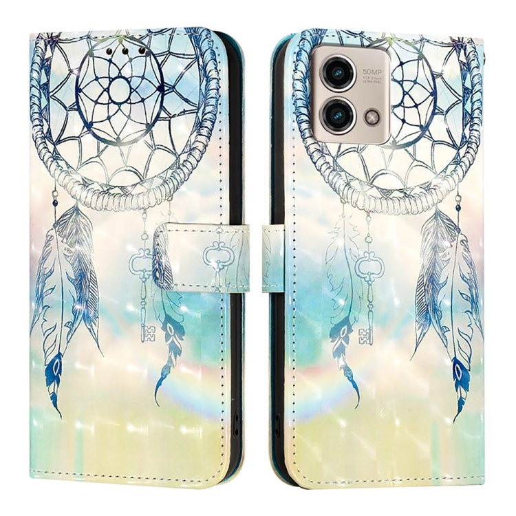 For Motorola Moto G Stylus 4G 2023 3D Painting Horizontal Flip Leather Phone Case