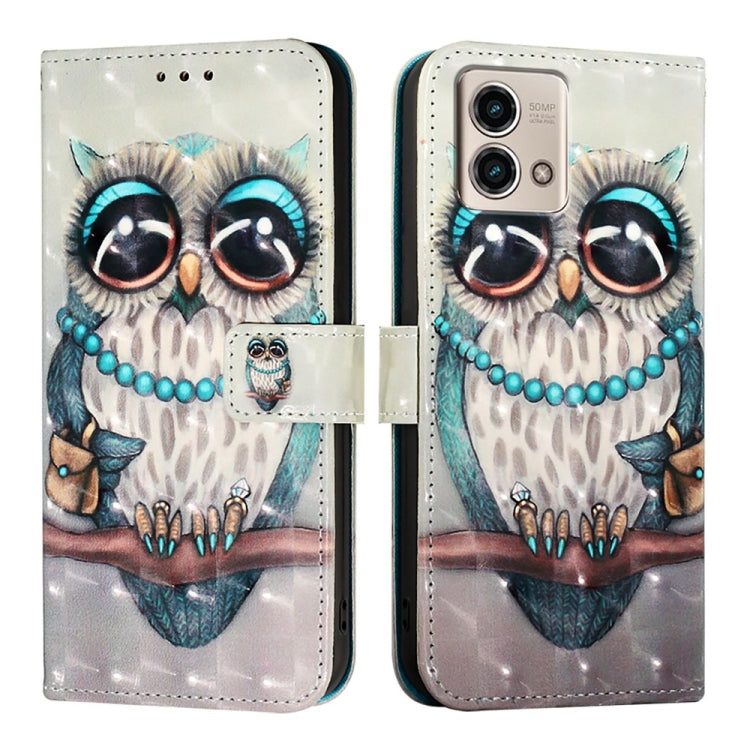 For Motorola Moto G Stylus 4G 2023 3D Painting Horizontal Flip Leather Phone Case