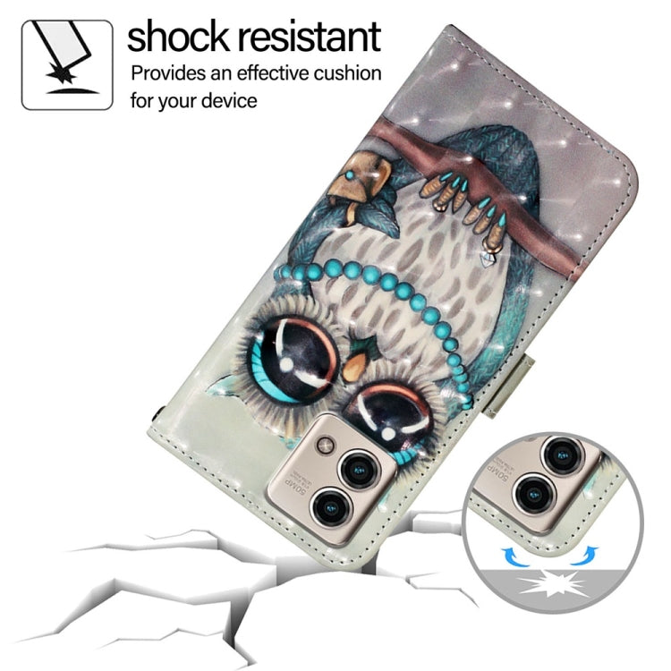 For Motorola Moto G Stylus 4G 2023 3D Painting Horizontal Flip Leather Phone Case