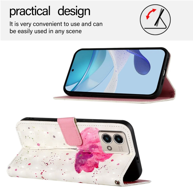 For Motorola Moto G Stylus 4G 2023 3D Painting Horizontal Flip Leather Phone Case
