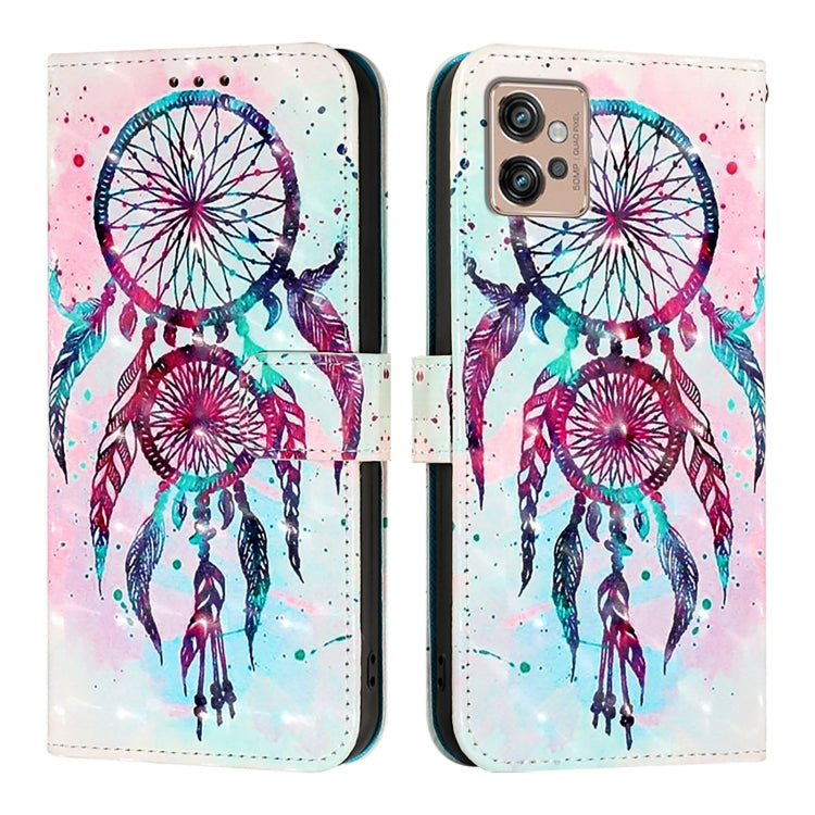 For Motorola Moto G32 3D Painting Horizontal Flip Leather Phone Case