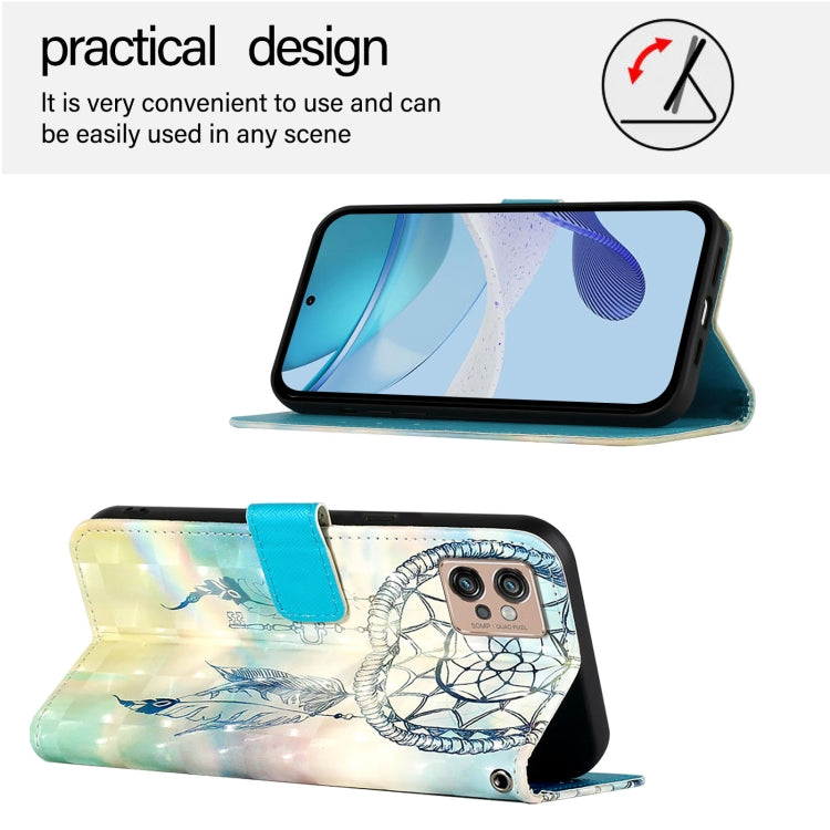 For Motorola Moto G32 3D Painting Horizontal Flip Leather Phone Case