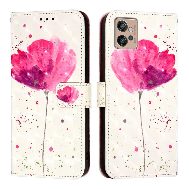 For Motorola Moto G32 3D Painting Horizontal Flip Leather Phone Case