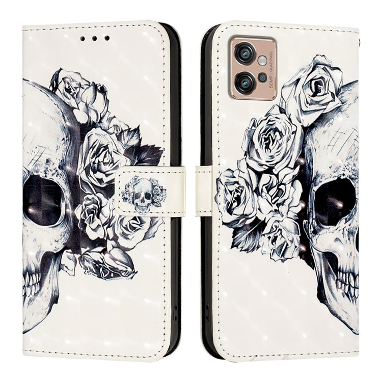 For Motorola Moto G32 3D Painting Horizontal Flip Leather Phone Case