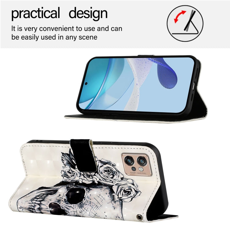 For Motorola Moto G32 3D Painting Horizontal Flip Leather Phone Case