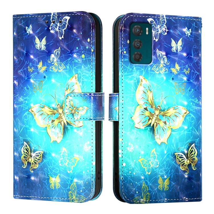 For Motorola Moto G42 3D Painting Horizontal Flip Leather Phone Case