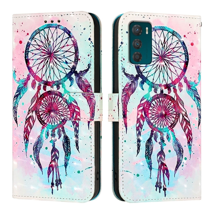 For Motorola Moto G42 3D Painting Horizontal Flip Leather Phone Case