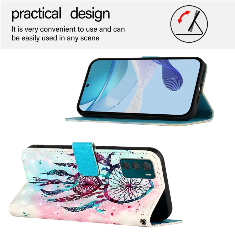 For Motorola Moto G42 3D Painting Horizontal Flip Leather Phone Case