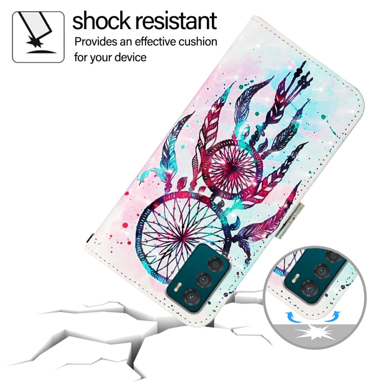 For Motorola Moto G42 3D Painting Horizontal Flip Leather Phone Case