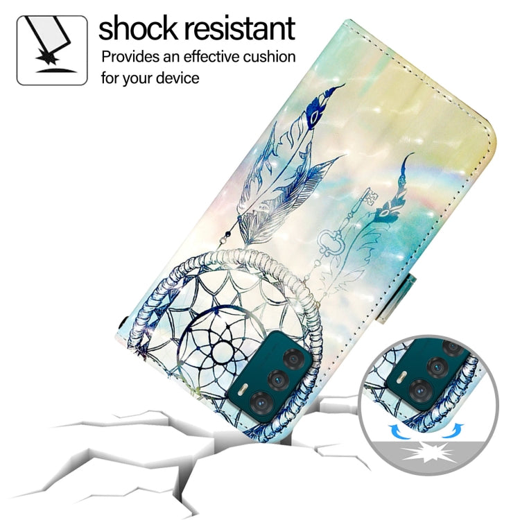 For Motorola Moto G42 3D Painting Horizontal Flip Leather Phone Case