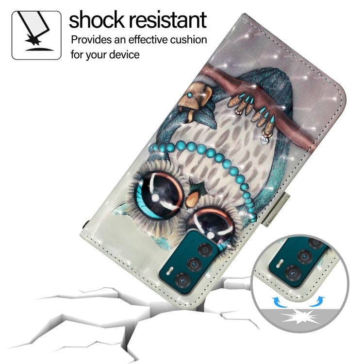 For Motorola Moto G42 3D Painting Horizontal Flip Leather Phone Case