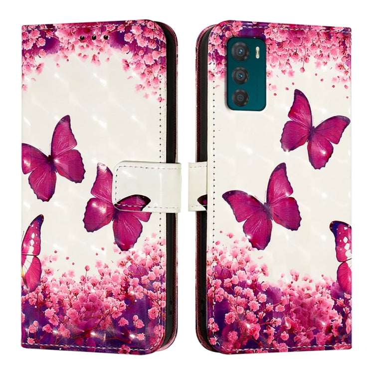 For Motorola Moto G42 3D Painting Horizontal Flip Leather Phone Case