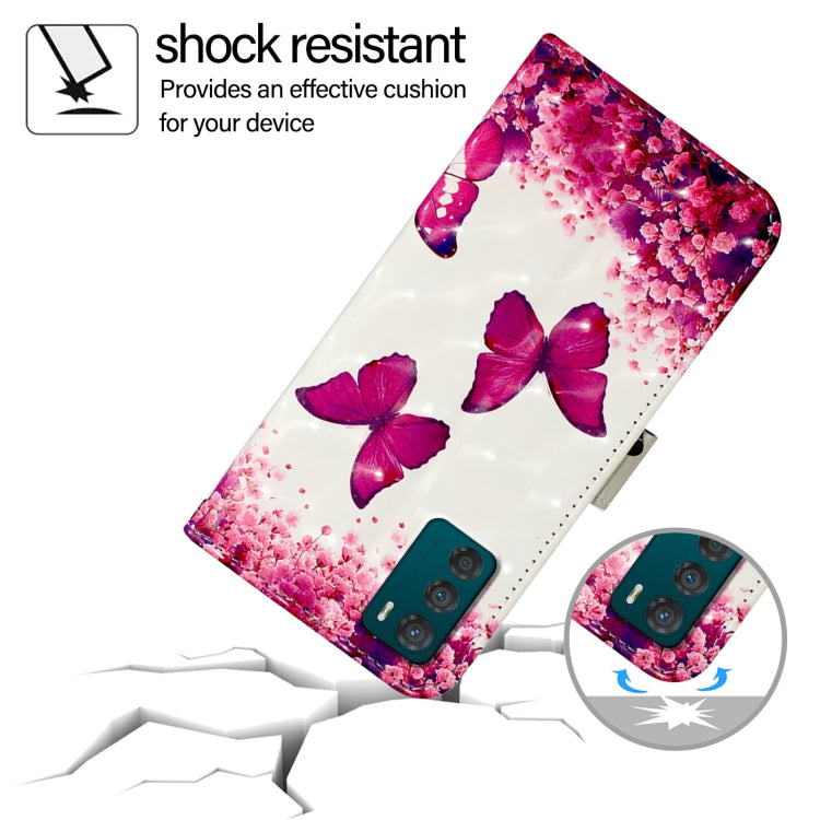 For Motorola Moto G42 3D Painting Horizontal Flip Leather Phone Case
