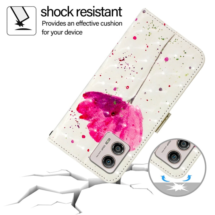 For Motorola Moto G53 5G / Moto G13 3D Painting Horizontal Flip Leather Phone Case