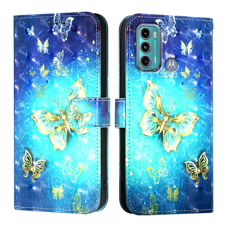 For Motorola Moto G60 / Moto G40 Fusion 3D Painting Horizontal Flip Leather Phone Case