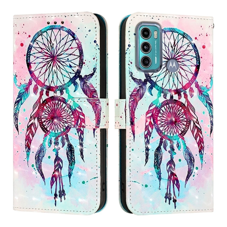 For Motorola Moto G60 / Moto G40 Fusion 3D Painting Horizontal Flip Leather Phone Case