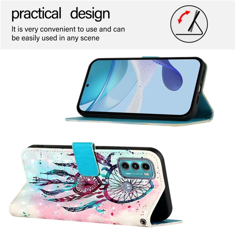 For Motorola Moto G60 / Moto G40 Fusion 3D Painting Horizontal Flip Leather Phone Case
