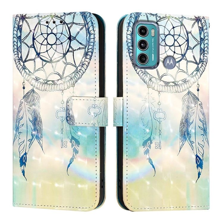For Motorola Moto G60 / Moto G40 Fusion 3D Painting Horizontal Flip Leather Phone Case
