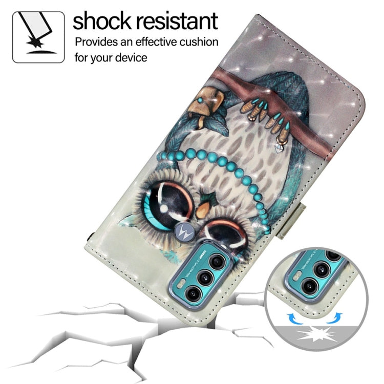 For Motorola Moto G60 / Moto G40 Fusion 3D Painting Horizontal Flip Leather Phone Case