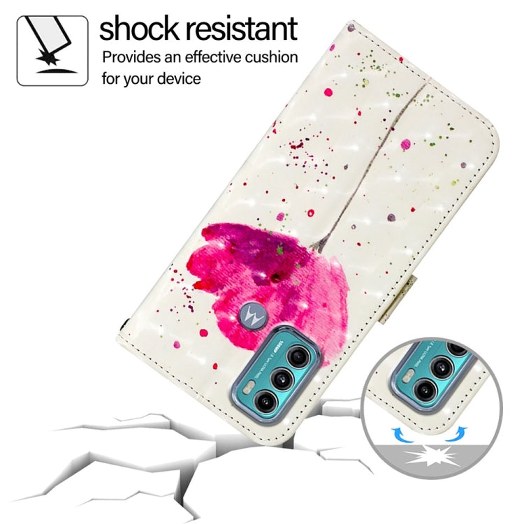 For Motorola Moto G60 / Moto G40 Fusion 3D Painting Horizontal Flip Leather Phone Case