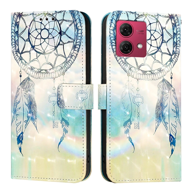 For Motorola Moto G84 3D Painting Horizontal Flip Leather Phone Case