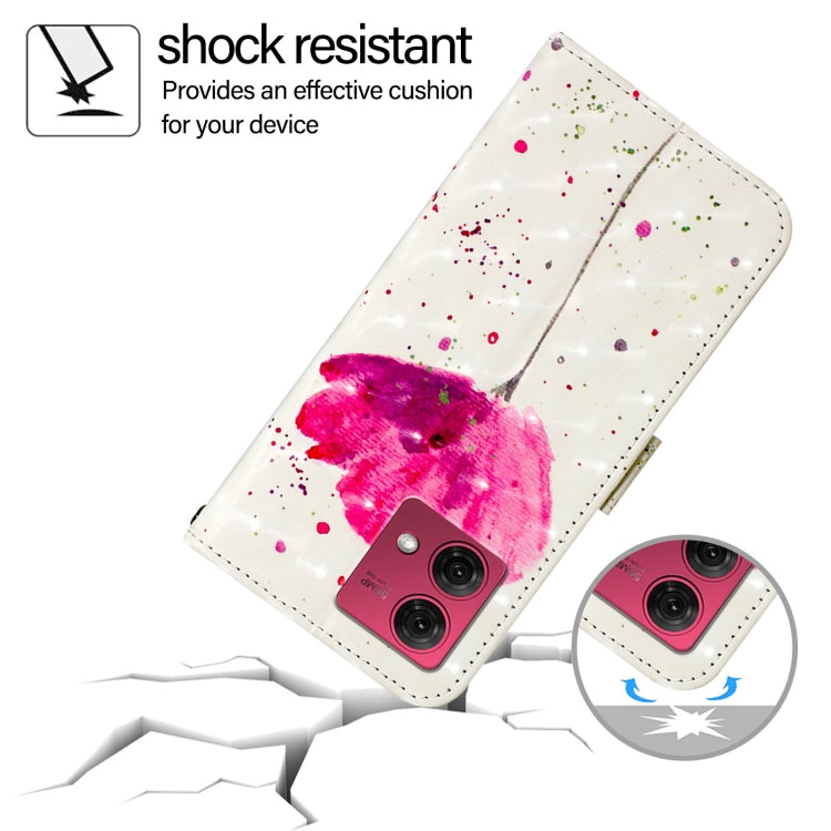 For Motorola Moto G84 3D Painting Horizontal Flip Leather Phone Case