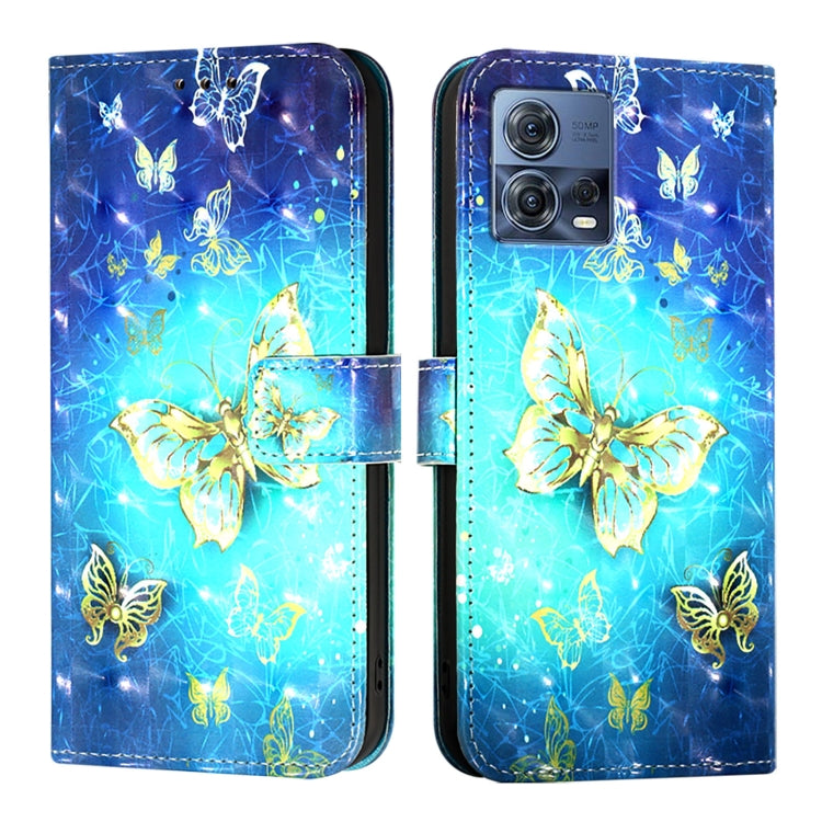 For Motorola Moto S30 Pro / Edge 30 Fusion 3D Painting Horizontal Flip Leather Phone Case