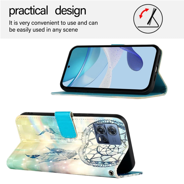 For Motorola Moto S30 Pro / Edge 30 Fusion 3D Painting Horizontal Flip Leather Phone Case