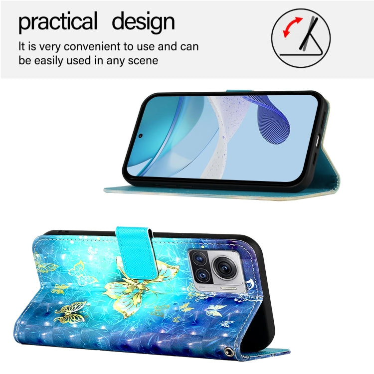 For Motorola Moto X30 Pro / Edge 30 Ultra 3D Painting Horizontal Flip Leather Phone Case