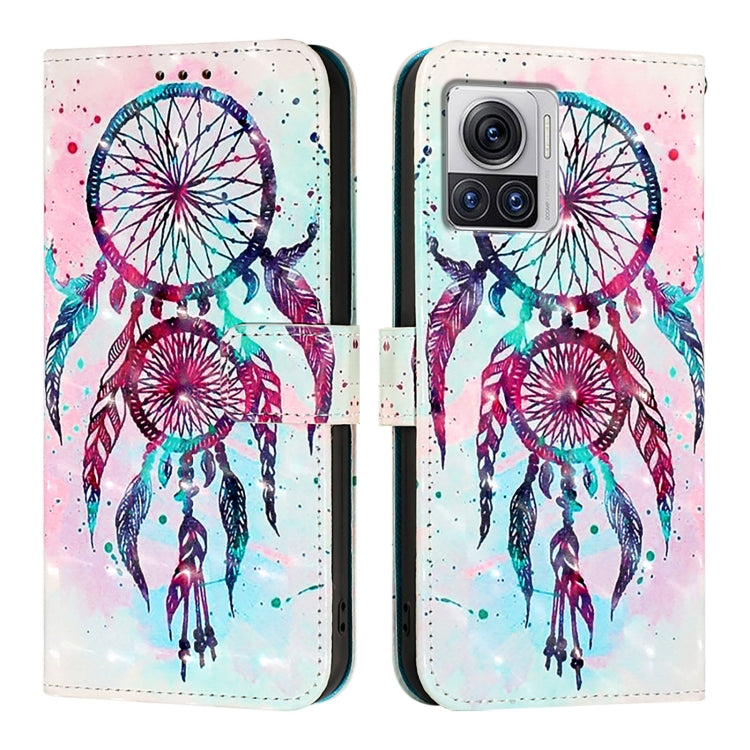 For Motorola Moto X30 Pro / Edge 30 Ultra 3D Painting Horizontal Flip Leather Phone Case
