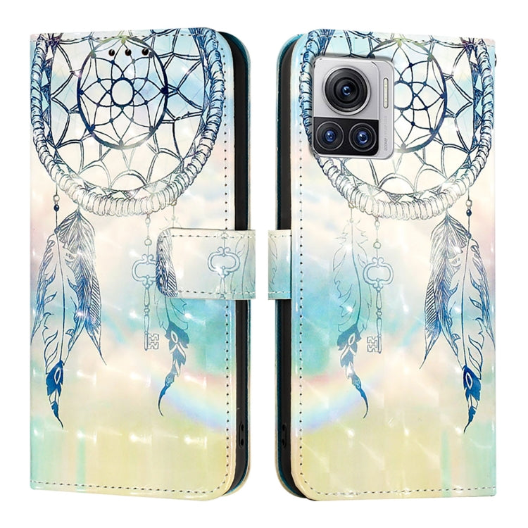 For Motorola Moto X30 Pro / Edge 30 Ultra 3D Painting Horizontal Flip Leather Phone Case