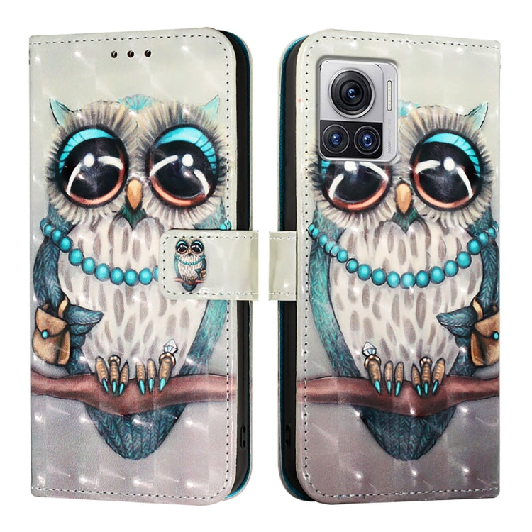 For Motorola Moto X30 Pro / Edge 30 Ultra 3D Painting Horizontal Flip Leather Phone Case
