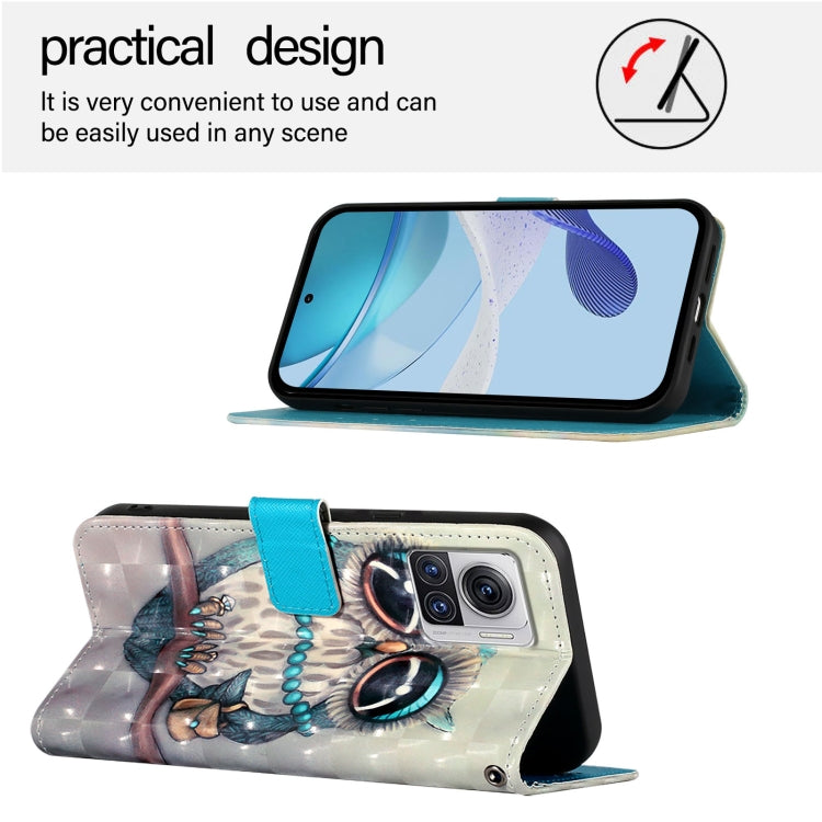 For Motorola Moto X30 Pro / Edge 30 Ultra 3D Painting Horizontal Flip Leather Phone Case