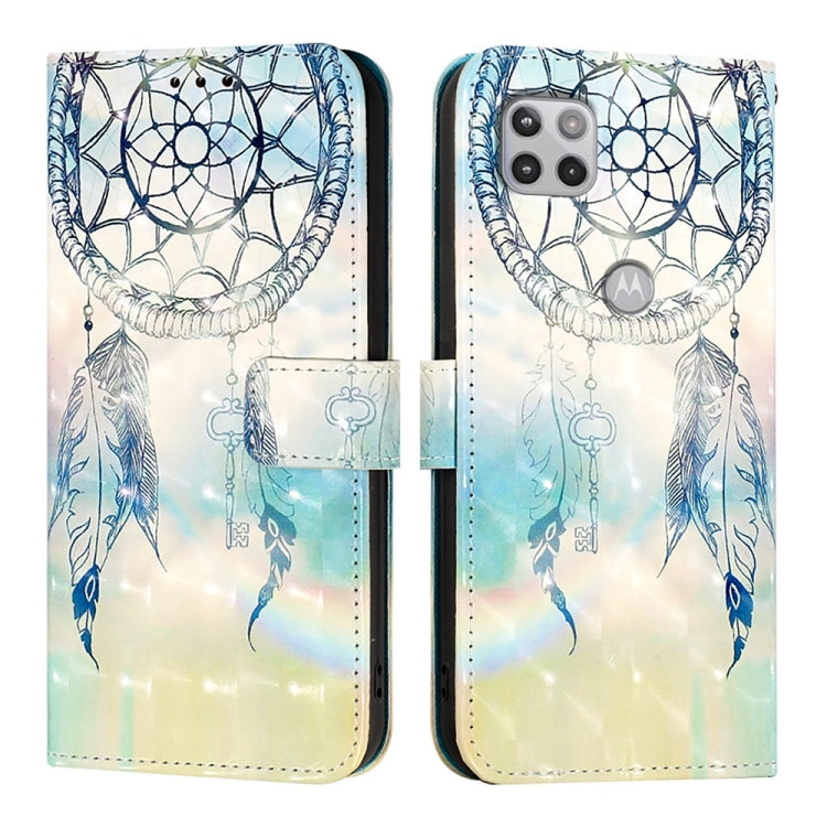 For Motorola One 5G Ace / Moto G 5G 2020 3D Painting Horizontal Flip Leather Phone Case