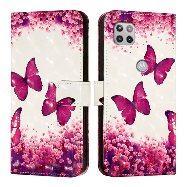 For Motorola One 5G Ace / Moto G 5G 2020 3D Painting Horizontal Flip Leather Phone Case