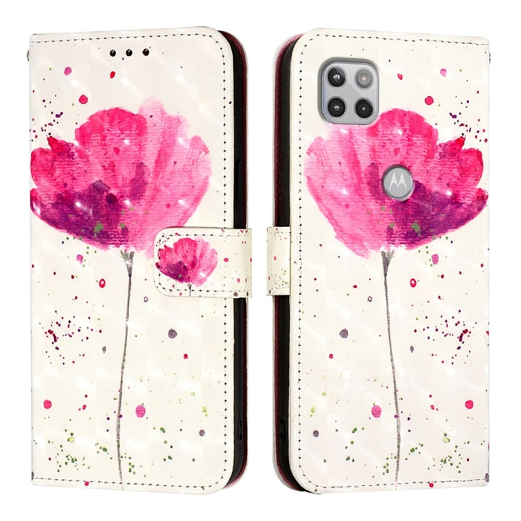 For Motorola One 5G Ace / Moto G 5G 2020 3D Painting Horizontal Flip Leather Phone Case