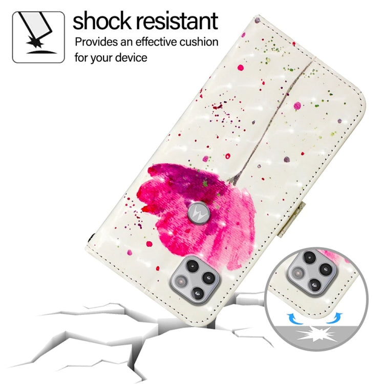 For Motorola One 5G Ace / Moto G 5G 2020 3D Painting Horizontal Flip Leather Phone Case
