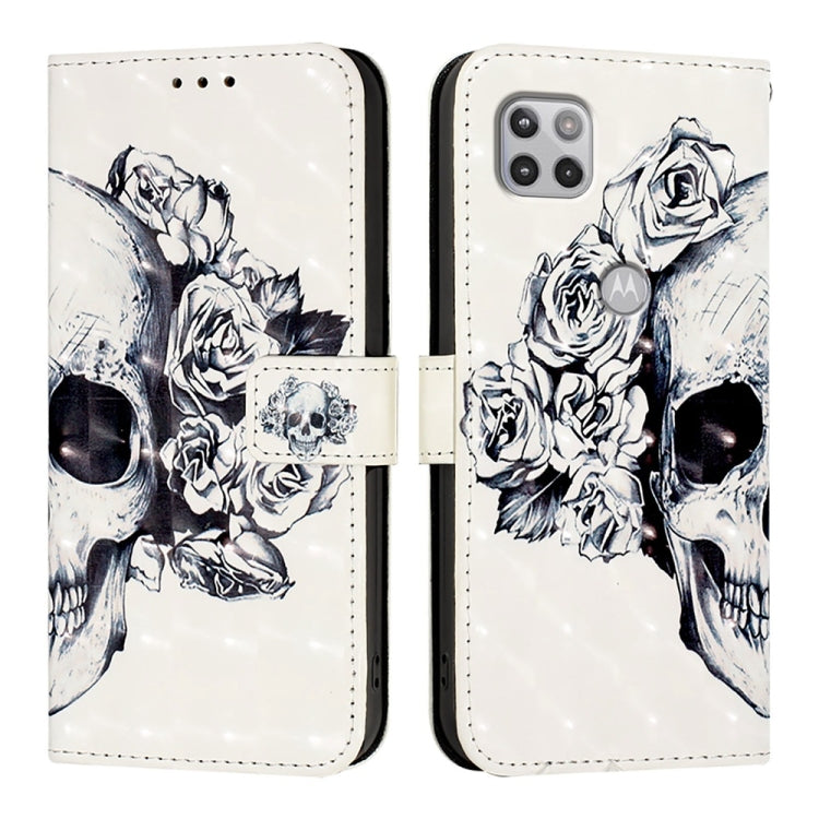 For Motorola One 5G Ace / Moto G 5G 2020 3D Painting Horizontal Flip Leather Phone Case