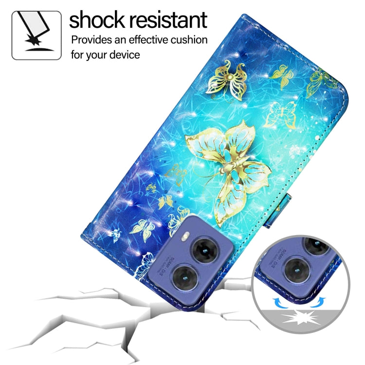 For Motorola Moto G85 3D Painting Horizontal Flip Leather Phone Case