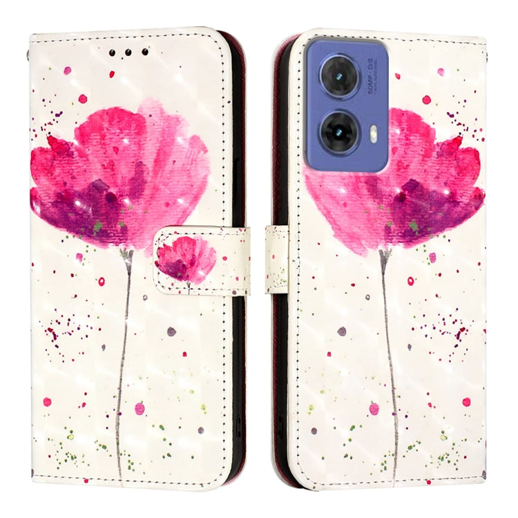 For Motorola Moto G85 3D Painting Horizontal Flip Leather Phone Case